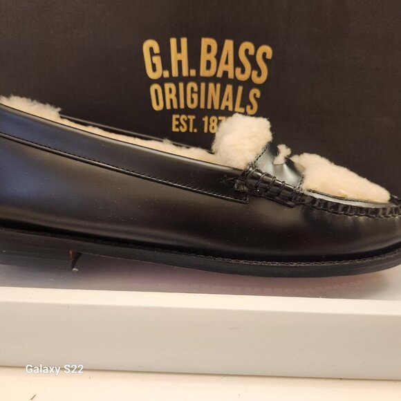 G. H Bass "Whitney" Shearling Loafers. NIB. Size: Various - Picture 1 of 12